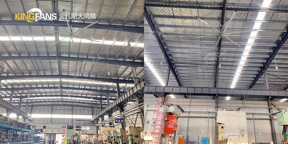 钢结构厂房安装节能工业大风扇